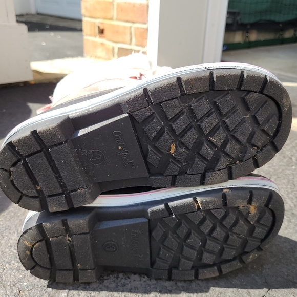 Short ankle girls snow boots size 3 - Picture 3 of 4